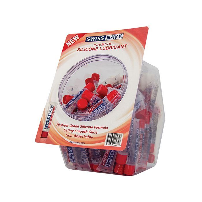 Swiss Navy Silicone Lubricant Display - 10 ml Bowl of 100