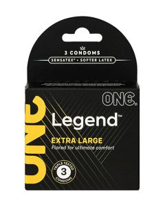 One The Legend XL Condoms - Box of 3