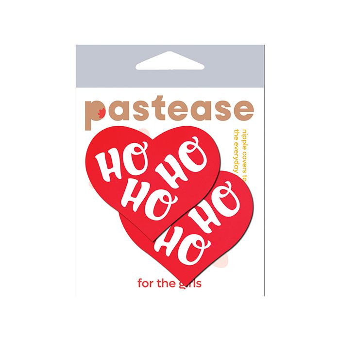 Pastease Premium Ho Ho Ho Hearts - Red & White O/S