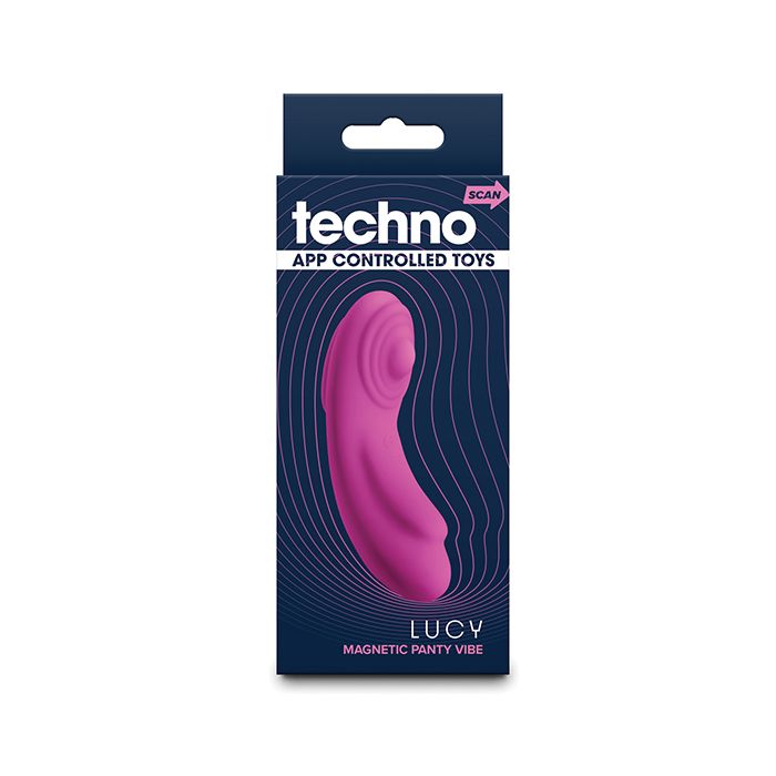 Techno Lucy App Controlled Panty Vibe w/Magnet - Magenta