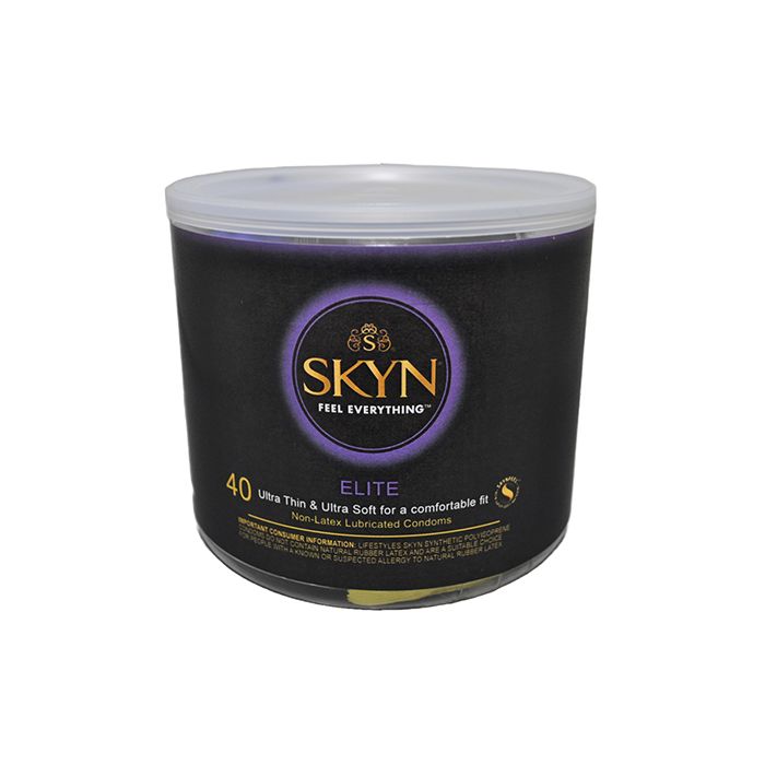Lifestyles SKYN Elite Thin Condom - Bowl of 40