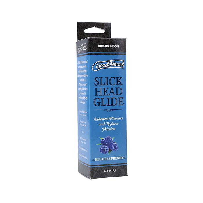 GoodHead Slick Head Glide Bulk - 4 oz Blue Raspberry