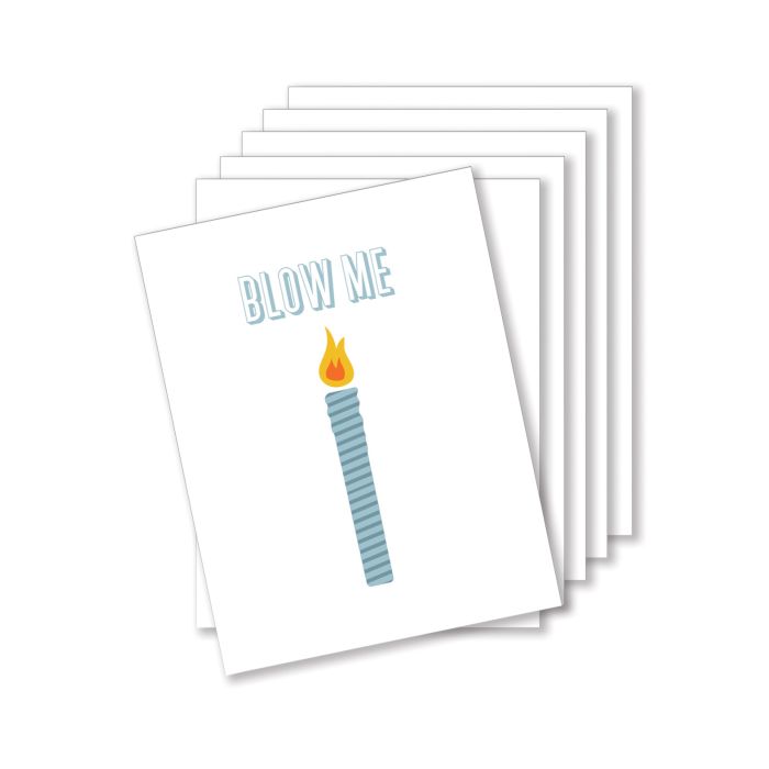 Blow Me Birthday Naughty Greeting Card