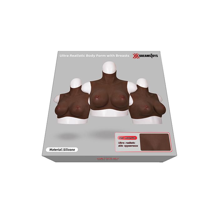 XX-DREAMTOYS Ultra Realistic B Cup Breast Form Small - Black
